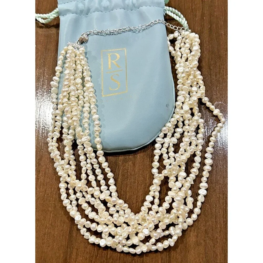 Ross-Simons Multi-Strand (8) Freshwater Cultured Pearl Necklace